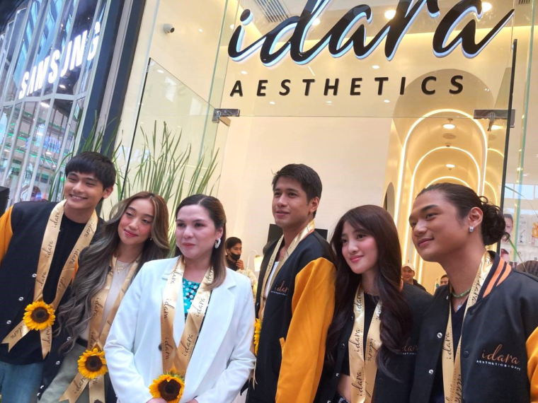 Celebs grace Idara Aesthetics opening at SM City Caloocan