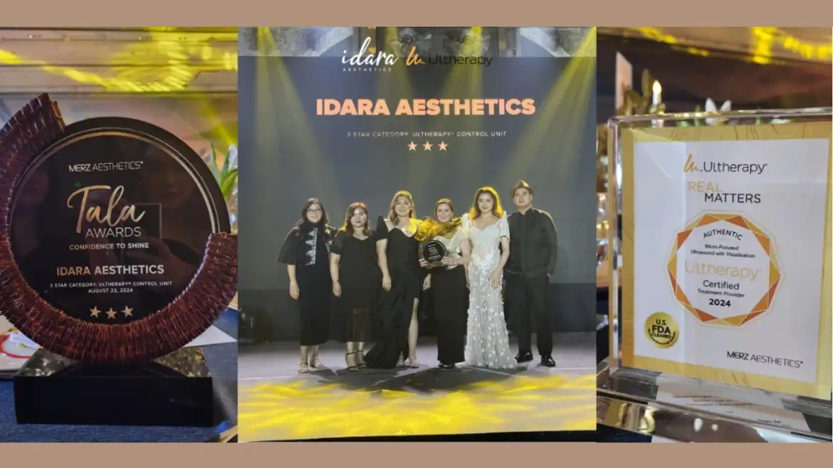 Idara Aesthetics Team Shines at the TALA Awards, Recognized for Excellence in Ultherapy