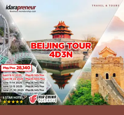 BEIJING TOUR 4D3N TOUR NON SHOPPING STOP