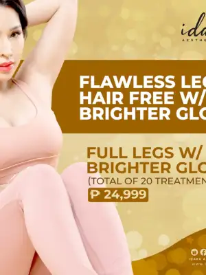 Flawless Legs Hair Free w/ A brighter glow