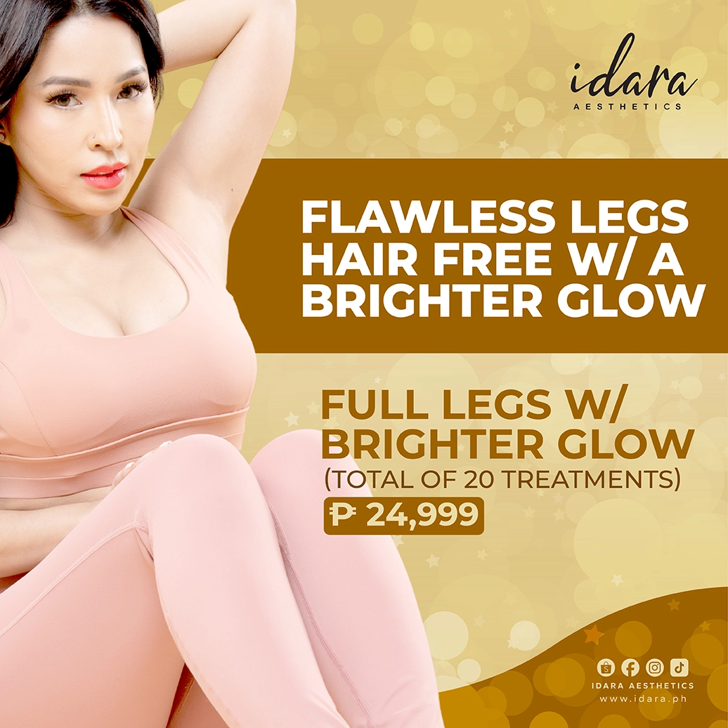 Flawless Legs Hair Free w/ A brighter glow